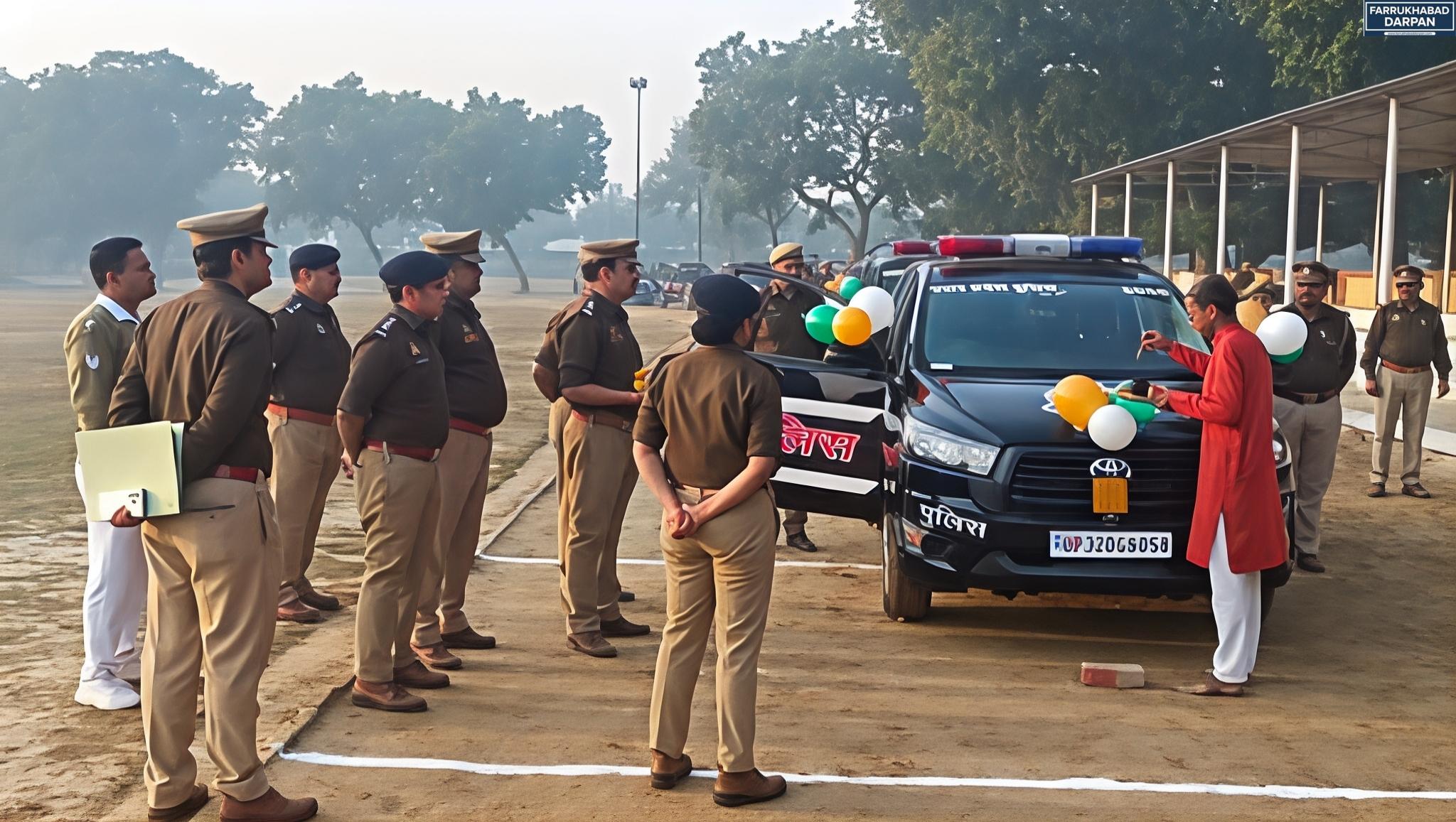 फर्रुखाबाद में डायल 112 को मिली 7 नई गाड़ियां, अब और तेज होगी पुलिस की मदद!